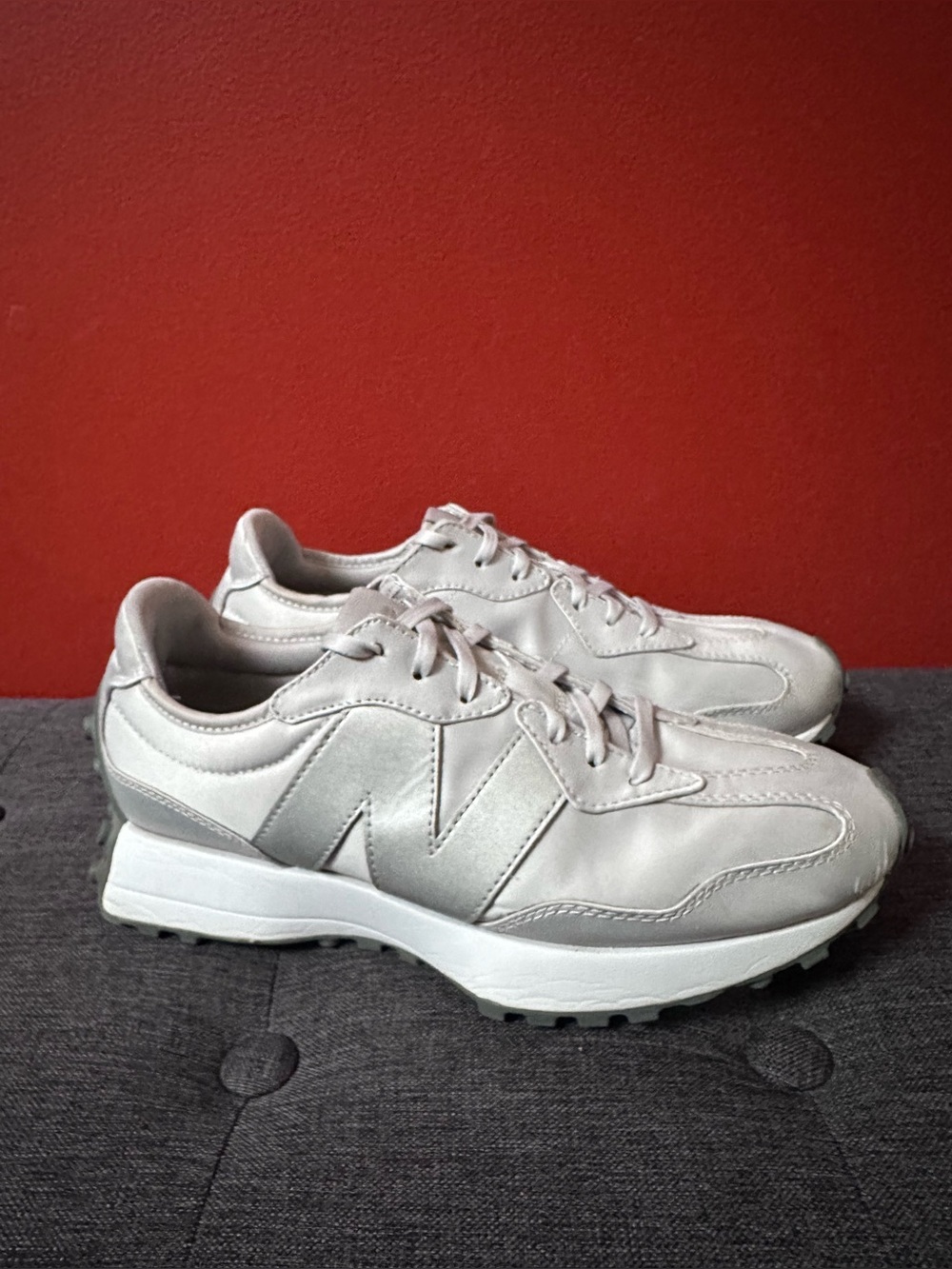 New Balance 327 'Light Aluminum Gunmetal' Women’s Shoes Size 9.0